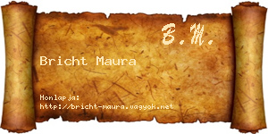 Bricht Maura névjegykártya